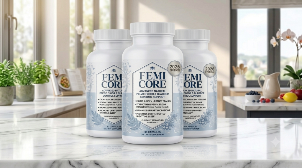 FemiCore Supplement Bottles - Natural Bladder Control & Pelvic Health Support